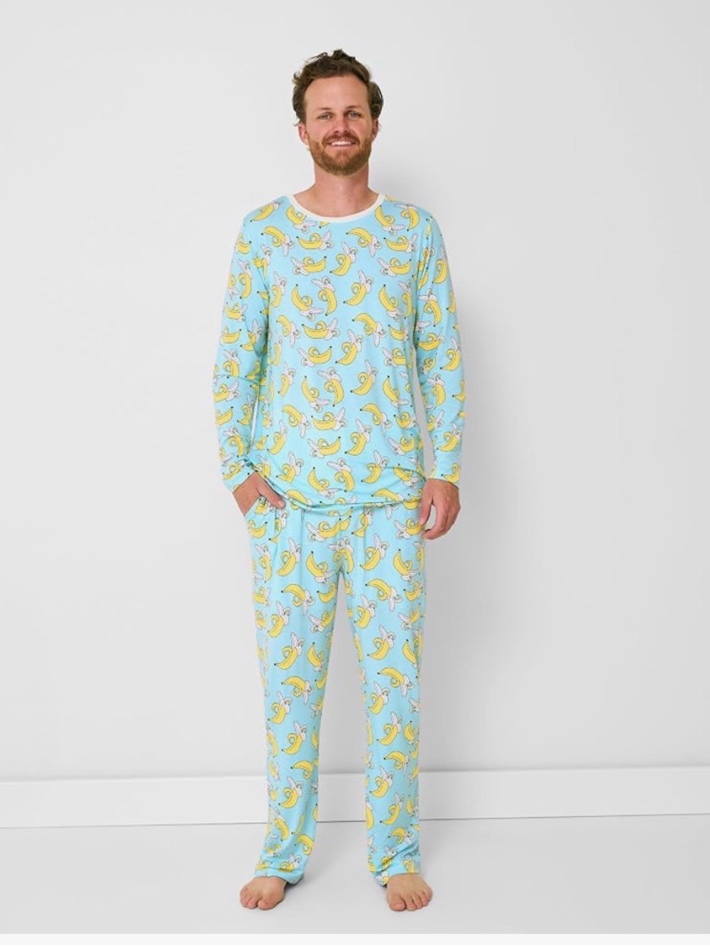 Little Sleepies Mens Pajama Banana Set